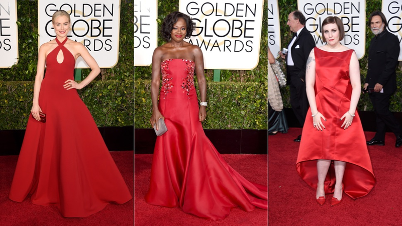 Illustration for article titled Every Dern Look From The 72nd Golden Globes Red CarpetÂ